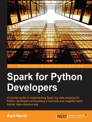cover image of Spark for Python Developers